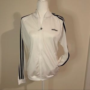 Adidas White track jacket